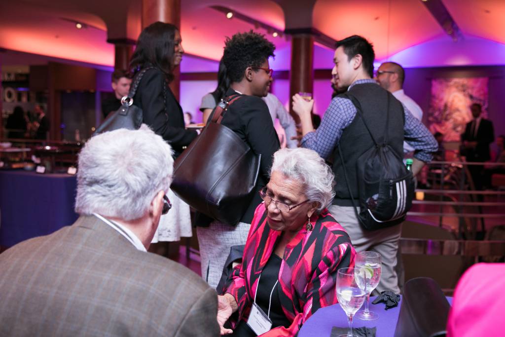 Guests at the reception