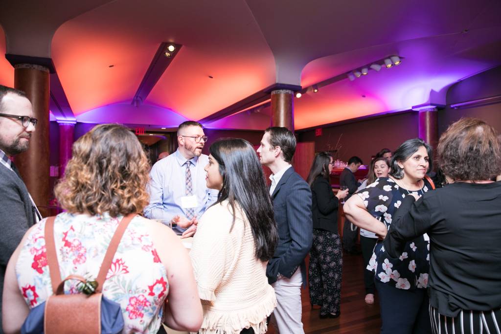 Guests at the reception