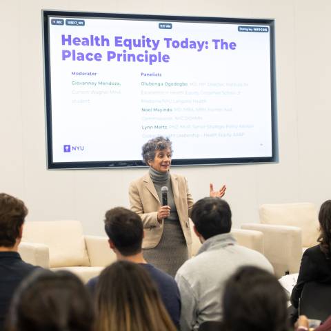 Dean Sherry Glied with microphone