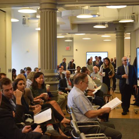 Panel and audience