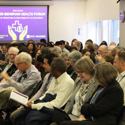 Guests at the Kovner-Behrman Health Forum 