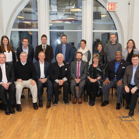 Group of mayors posing for photo.