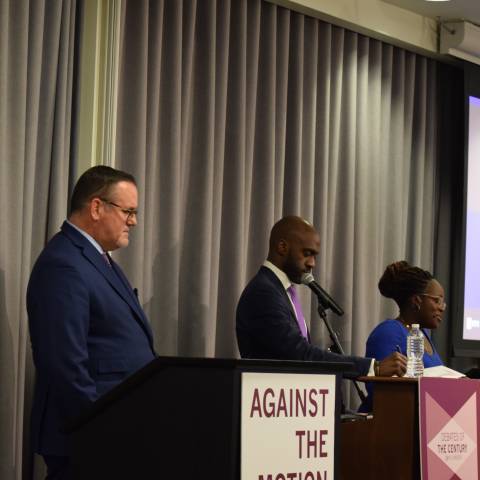 Rafael E. Cestero, Michael Blake, and Affua Atta-Mensah 