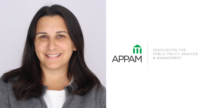 Sarah Strochak and APPAM logo