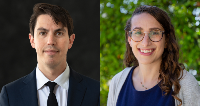 Malcolm Araos and Rebecca Goldstein