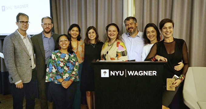 panelists at Wagner